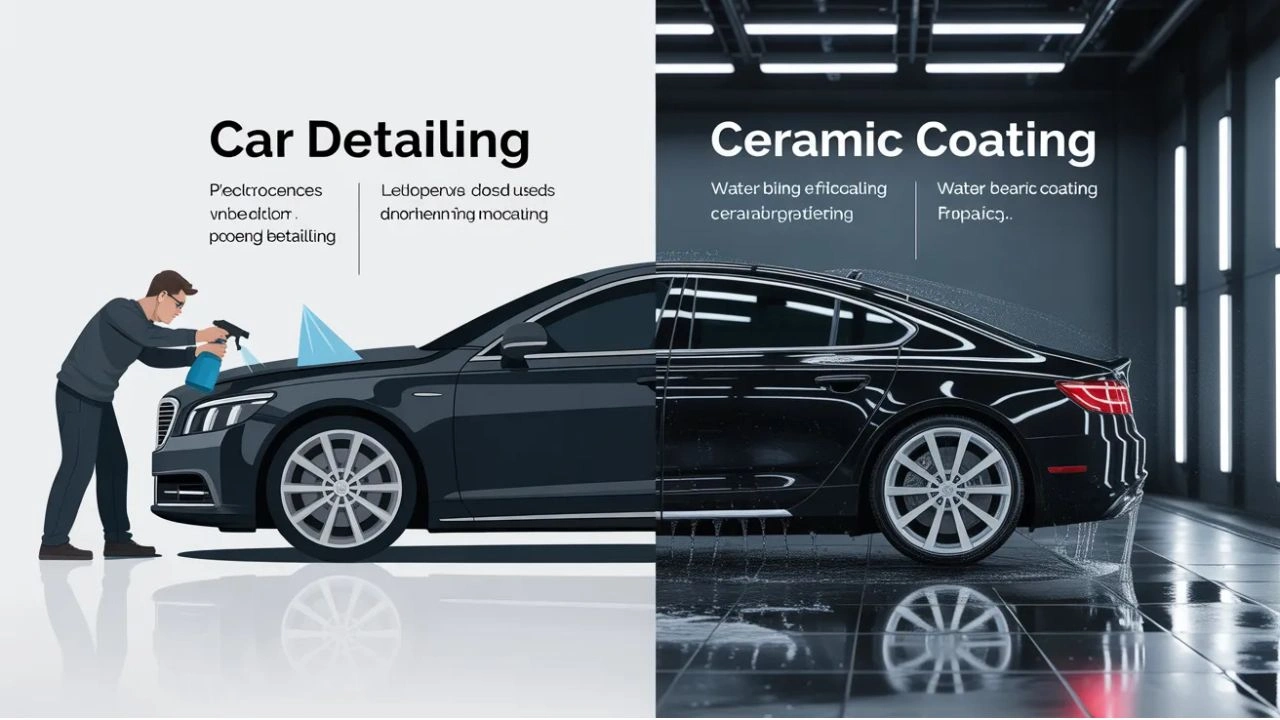 Car Detailing vs Ceramic Coating