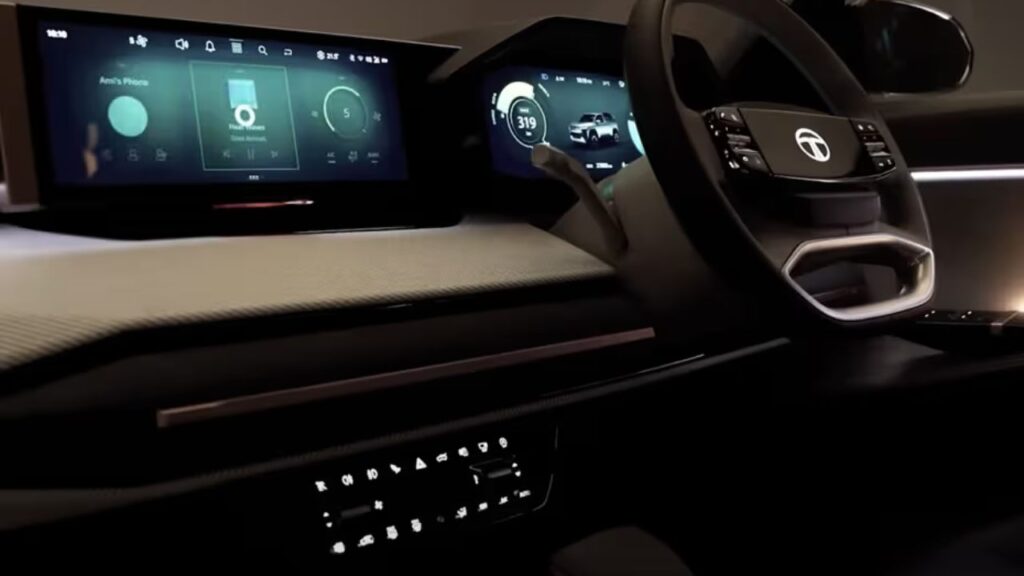 Tata Sierra EV interior