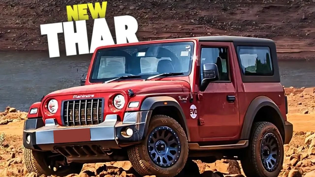 Mahindra Thar Facelift Spied